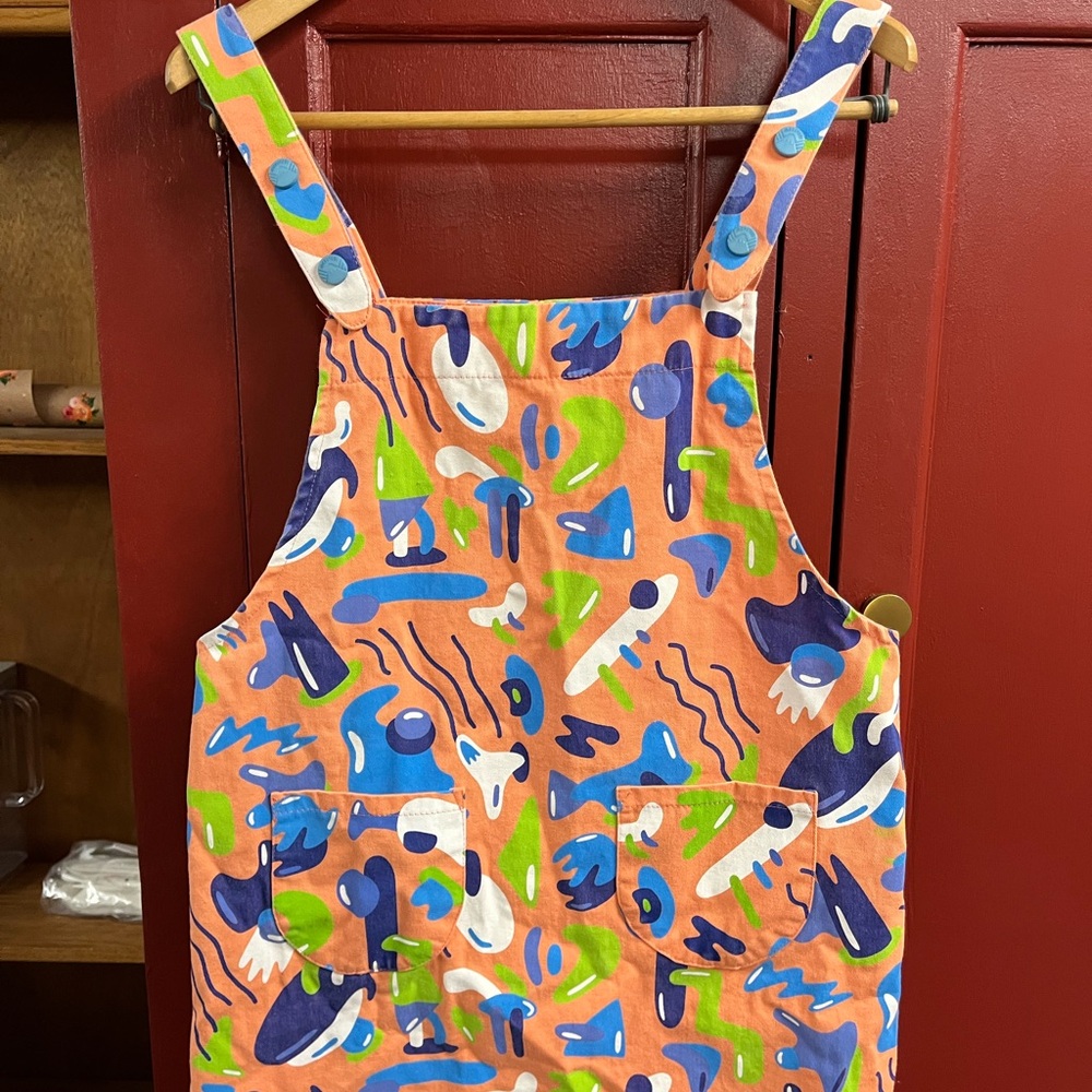 Vibrant Abstract Print Mini Dress